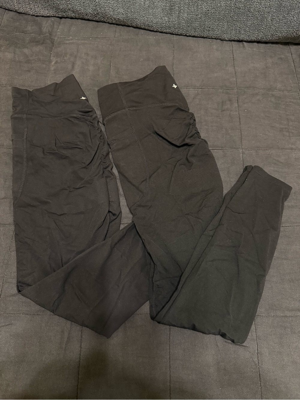 HALARA Black High-Rise Active Leggings (sold as set of 2)